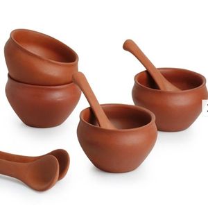 Clay Soup Bowl Set (4 pcs set)