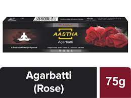 Patanjali Aastha Incense 75g(Rose)
