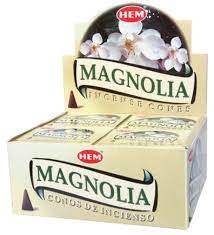 Hem Incense Cone Magnolia 10pc*12
