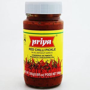 Priya Red Chilli Pickle 300g(WG)