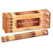 Hem Sandal Rose Incense 20Sticks*6