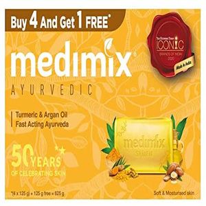 Medimix Ayurvadic Turmeric Soap125gx4+1