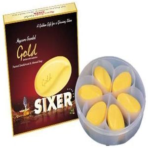 Mysore Sandal Gold Sixer Soap 125g*6