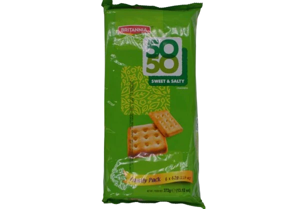 Britannia 50-50 Family Pack 6x62g