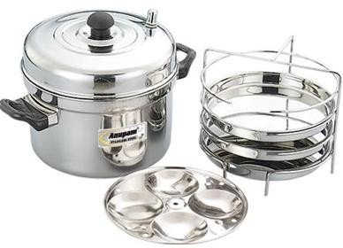 Anupam S Steel Multi Pot (Small)