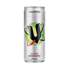 V Guarana Energy Drink Sugar Free 250Ml