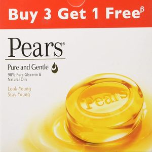 Pears Pure & Gentle Soap 75g(3+1free)