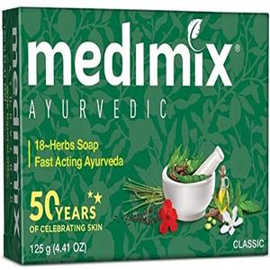 [90043] Medimix Ayurvedic 18 Herbs Soap 125g