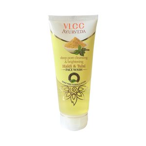 [101104] Vlcc Haldi & Tulsi Face Wash 100Ml