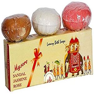 [100500] Mysore Sandal Jasmine Rose 450g