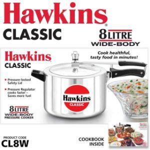 [361005] Hawkins Classic Pr Cooker 8Lt (CL8W)
