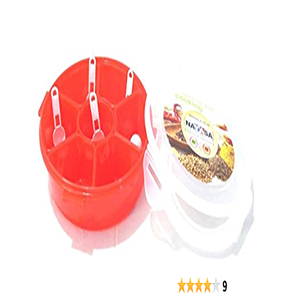 [360813] Plastic Masala Box Plain