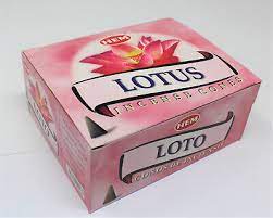 [750008] Hem Incense Cone Lotus 10Pc*12