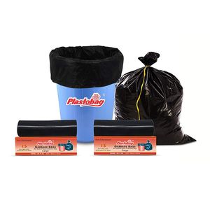 [10439] Garbage Bags Black 15pcs 60x80(JMD-439)