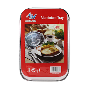 [10411] Aluminium Tray & Cover 5P(210*140*42mm)
