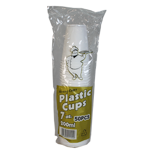 [10424] Plastic Cups 200ml 50N (JMD-424)