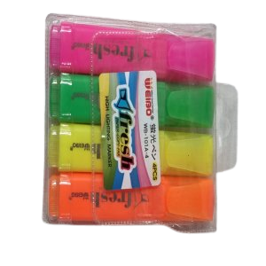 [450989] Weibo High Light Marker 04Pcs (JMD-255)