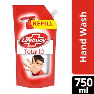[90350] Lifebuoy Total10 Red HW Refill 750Ml