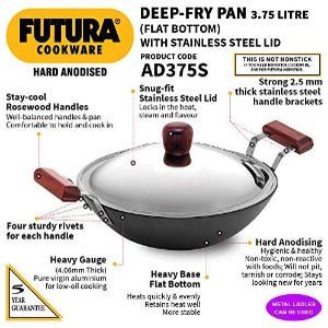 [360140] Futura Deep Fry Pan 3.75 L26