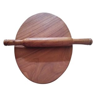 [503596] Wooden Chakla Belan Set