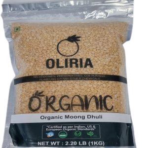 [241049] Oliria Organic Moong Dhuli 1Kg
