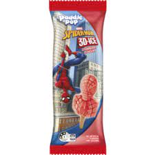 [320187] Paddle Pop M Spiderman 3D Ice Straw Flv