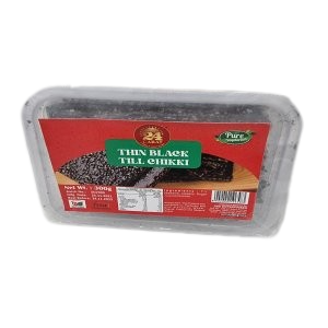 [44477] 24C Black Sesame(til) Thin Chikki  300g