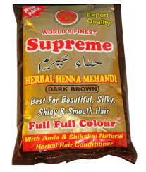 [101069] Supreme Dulhan Dark Brown Henna 150g
