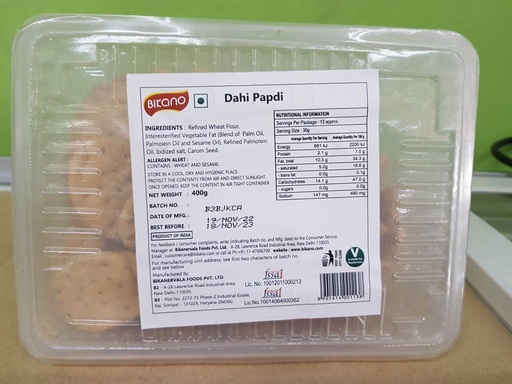 [41365] Bikano Dahi Papdi 400g